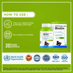 DHT Blocker with Biotin: The Secret to Healthy Hair, Glowing Skin & Strong Nails - Haleup