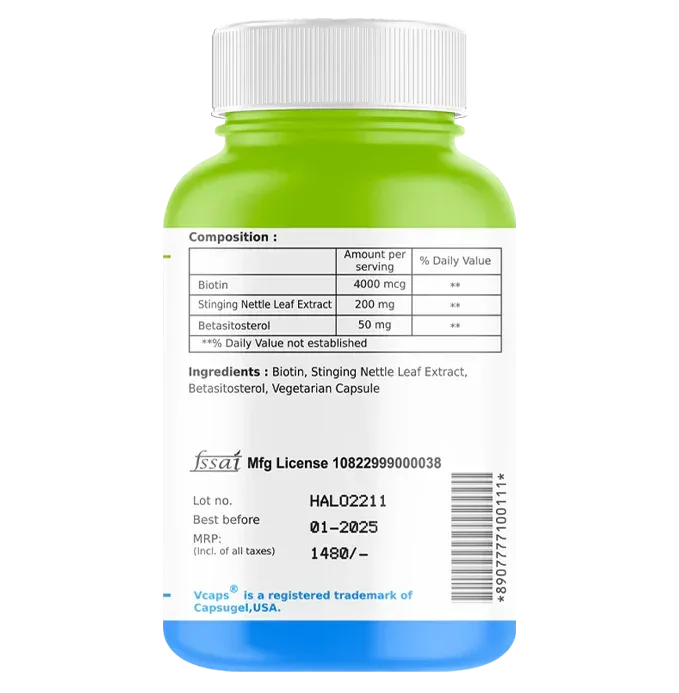 DHT Blocker with Biotin: The Secret to Healthy Hair, Glowing Skin & Strong Nails - Haleup