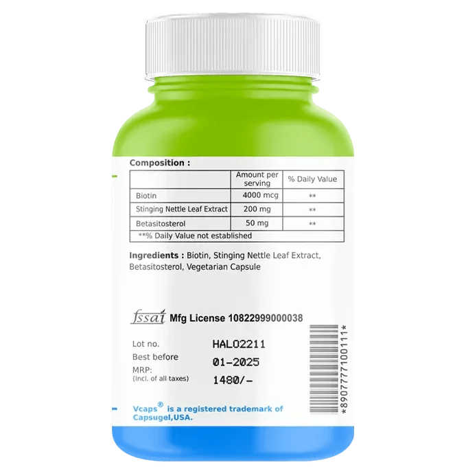 DHT Blocker with Biotin: The Secret to Healthy Hair, Glowing Skin & Strong Nails - Haleup