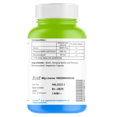 DHT Blocker with Biotin: The Secret to Healthy Hair, Glowing Skin & Strong Nails - Haleup