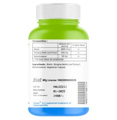 DHT Blocker with Biotin: The Secret to Healthy Hair, Glowing Skin & Strong Nails - Haleup