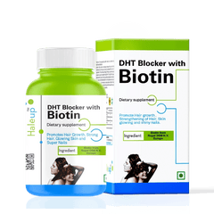 DHT Blocker with Biotin: The Secret to Healthy Hair, Glowing Skin & Strong Nails - Haleup