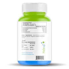 Nicotinamide USA NMN 1000 mg 3-in-1 Formula | Enriched with Resveratrol, Quercetin & CoQ10 | Boost NAD+, Skin Health & Cellular Repair | 30 Capsules - Haleup