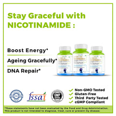 Nicotinamide USA NMN 500mg 3-in-1 Formula | Boost NAD+, Cellular Repair & Skin Health | With Resveratrol, Quercetin & CoQ10 | 30 Capsules - Haleup
