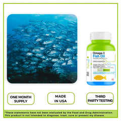 Omega-3 Fish Oil Capsules: Advanced Heart, Brain, and Immunity Support | Made in USA - Haleup