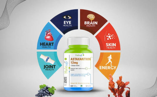 The Dynamic Duo: Astaxanthin 12mg and Grape Seed Extract for Your Health - Haleup