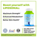 Liposomal NMN Capsules- Healthy Ageing|Cellular Repair|Boost NAD+| Energy Levels - 60 capsules - Haleup