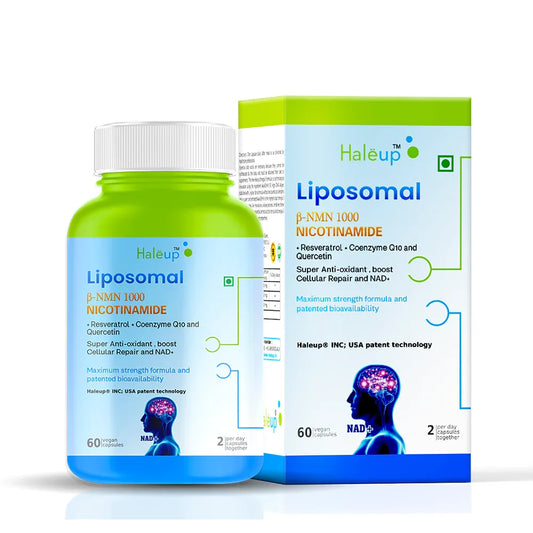 Liposomal NMN Capsules- Healthy Ageing|Cellular Repair|Boost NAD+| Energy Levels - 60 capsules - Haleup