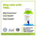 TMG Trimethylglycine Supplement – Encourages Healthy Homocysteine Levels - 60 capsules - Haleup