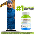 Coenzyme Q-10 300 mg with Trans-Res & Flaxseed Oil – EPA/DHA Veggie Capsules - 60 Count - Haleup