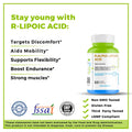 R-Alpha Lipoic Acid with Trans-Resveratrol & Lycopene - 60 Capsules for Daily Wellness - Haleup