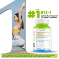 Methyl-Cobalamin 1500mcg - Maximum Strength Vitamin B12 | Supports Energy, Cognitive Function & Digestive Health | 120 Vegan Capsules (1 per Day) - Haleup
