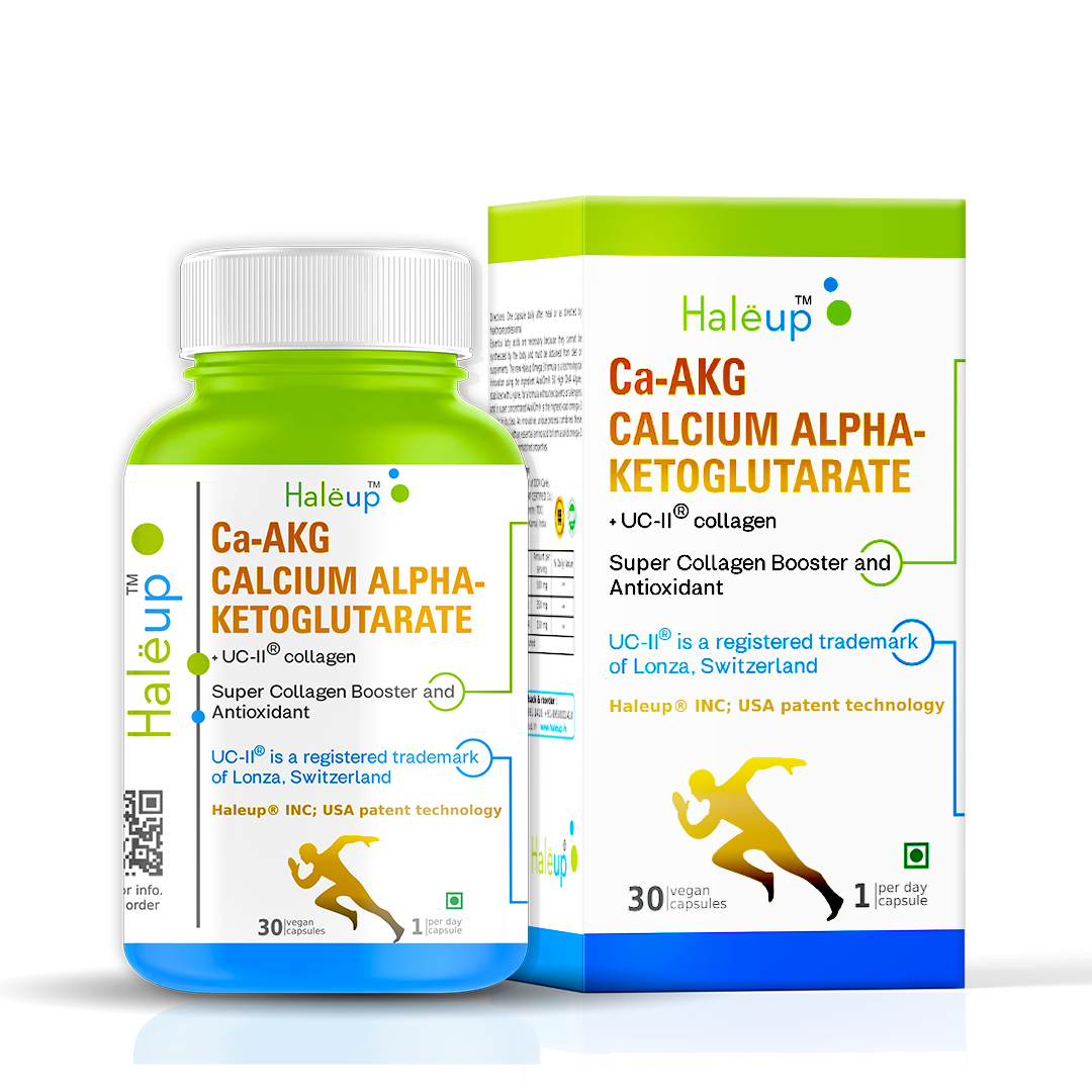 Ca-AKG with UC-II : Super Collagen Booster & Antioxidant Formula - 30 capsules