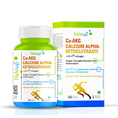 Ca-AKG with UC-II : Super Collagen Booster & Antioxidant Formula - 30 capsules