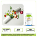 Alpha Lipoic Acid 600 mg Capsules | Enriched with Lycopene & Trans-Resv - 60 Capsules - Haleup