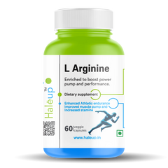 L-Arginine 60 Capsules - Boost Muscle Pump, Endurance & Stamina Daily