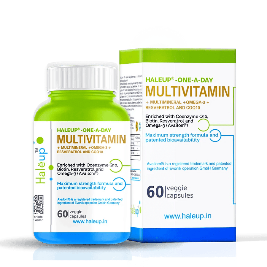 Multivitamin + Multimineral capsules -60 capsules - Haleup