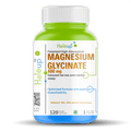 High Absorption Magnesium Glycinate 600 mg – Relaxed Nerves & Restful Sleep, 120 Veg Capsules - Haleup