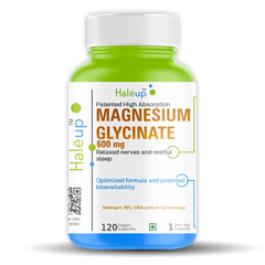 High Absorption Magnesium Glycinate 600 mg – Relaxed Nerves & Restful Sleep, 120 Veg Capsules