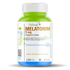Melatonin Capsules 5 mg – Natural Sleep Support & Relaxation | 120 Veggie Capsules