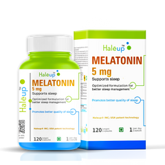 Melatonin Capsules 5 mg – Natural Sleep Support & Relaxation | 120 Veggie Capsules