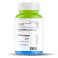 Nicotinamide USA NMN 1000 mg 3-in-1 Formula | Enriched with Resveratrol, Quercetin & CoQ10 | Boost NAD+, Skin Health & Cellular Repair | 30 Capsules