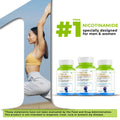 Nicotinamide USA NMN 1000 mg 3-in-1 Formula | Enriched with Resveratrol, Quercetin & CoQ10 | Boost NAD+, Skin Health & Cellular Repair | 30 Capsules - Haleup
