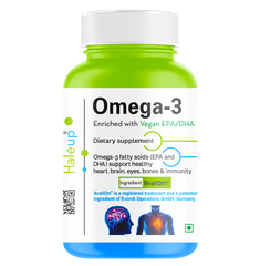 Vegan Omega 3 | 500 mg DHA & EPA | Healthy Heart, Brain & Immunity Support