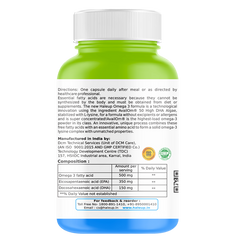 Vegan Omega 3 | 500 mg DHA & EPA | Healthy Heart, Brain & Immunity Support