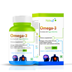 Vegan Omega 3 | 500 mg DHA & EPA | Healthy Heart, Brain & Immunity Support