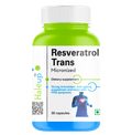 Resveratrol Trans-Micronized Capsules – 500 mg, 30 Count | Powerful Antioxidant from Japanese Knotwood - Haleup