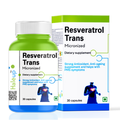 Resveratrol Trans-Micronized Capsules – 500 mg, 30 Count | Powerful Antioxidant from Japanese Knotwood