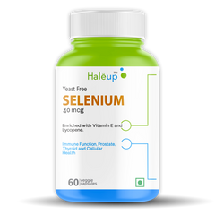 Yeast-Free Selenium 40mg + Vitamin E & Lycopene | 60 Capsules