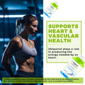 L-Arginine 60 Capsules - Boost Muscle Pump, Endurance & Stamina Daily - Haleup