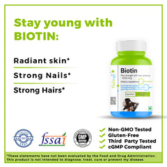 Max Strength Biotin 4000mg - Ultimate Hair Growth & Skin Glow Supplement | High Potency European Biotin by Royal DSM N.V