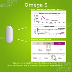 Vegan Omega 3 | 500 mg DHA & EPA | Healthy Heart, Brain & Immunity Support