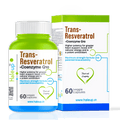 Trans-Resveratrol + Co Q10 Capsules – 60 Veggie Capsules - Haleup
