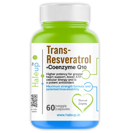 Trans-Resveratrol + Co Q10 Capsules – 60 Veggie Capsules