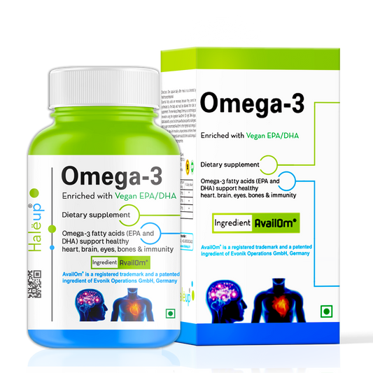 Vegan Omega 3 | 500 mg DHA & EPA | Healthy Heart, Brain & Immunity Support