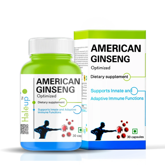 American Ginseng – 500 mg Dietary Supplement - Haleup