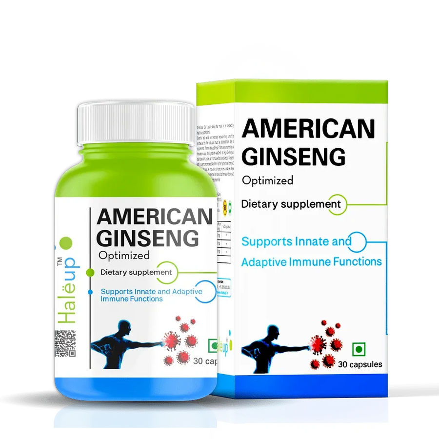 American Ginseng – 500 mg Dietary Supplement - Haleup