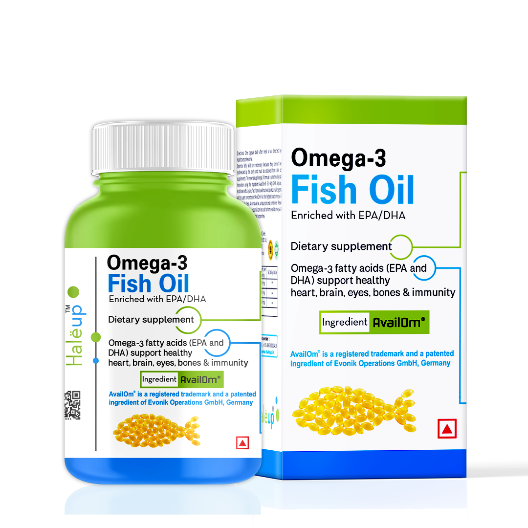 Omega-3 Fish Oil Capsules with AvailOm®: Advanced Heart, Brain, and Immunity Support | Made in Germany