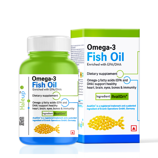 Omega-3 Fish Oil Capsules with AvailOm®: Advanced Heart, Brain, and Immunity Support | Made in Germany