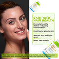 Fish Oil + Krill Oil (1350 mg) | Super Antioxidant for Heart, Joints, Skin & Hair | 550 mg EPA + 350 mg DHA - Haleup
