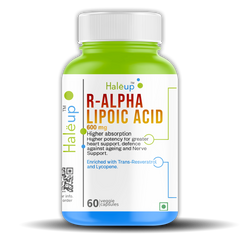 Alpha Lipoic Acid 600 mg Capsules | Enriched with Lycopene & Trans-Resv  - 60 Capsules