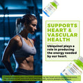 Coenzyme Q-10 300 mg with Trans-Res & Flaxseed Oil – EPA/DHA Veggie Capsules - 60 Count - Haleup